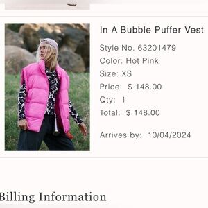 Free People In A Bubble Puffer Vest